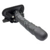 Black Silicone Dildo With Strap Belt