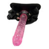 Pink Realistic Silicone Dildo With Strap Belt