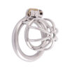 Small size stainless steel chastity cage